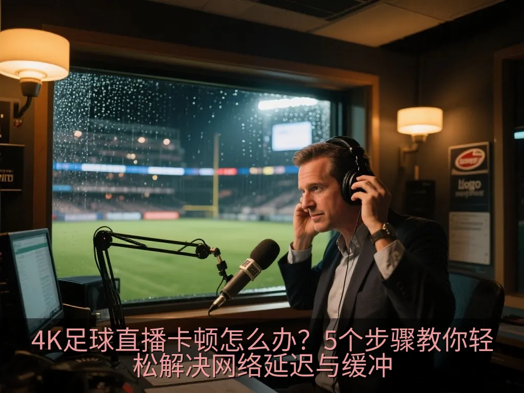 4K足球直播卡顿怎么办？5个步骤教你轻松解决网络延迟与缓冲
